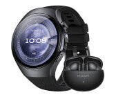 Fitness-Tracker, Gehäusefarbe schwarz, Armbandfarbe schwarz, 1,5 Zoll, GPS, iOS kompatibel, Android kompatibel, Edelstahl Gehäuse, Fluorelastomer Armband, AMOLED Display