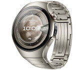 Fitness-Tracker, Gehäusefarbe silber, Armbandfarbe silber, 1,5 Zoll, GPS, iOS kompatibel, Android kompatibel, Titan Gehäuse, Titan Armband, AMOLED Display