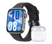 Fitness-Tracker, Gehäusefarbe schwarz, Armbandfarbe schwarz, 1,82 Zoll, GPS, Unisex, iOS kompatibel, Android kompatibel, Aluminium Gehäuse, Fluorelastomer Armband, AMOLED Display