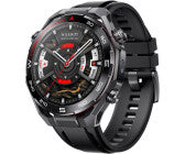 Android Smartwatch, Gehäusefarbe schwarz, Armbandfarbe schwarz, 1,5 Zoll, GPS, Unisex, iOS kompatibel, Android kompatibel, Elastomer Armband, AMOLED Display