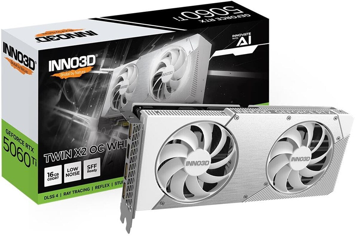 Inno3D GeForce RTX 5060 Ti Twin X2 OC White 16GB