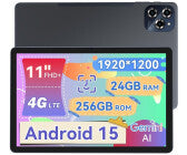 Gaming-Tablet, 11 Zoll, Bildschirmauflösungen 1.920 x 1.200 Pixel, 8 GB RAM, 256 GB, Android 15, microSD, 16 MP