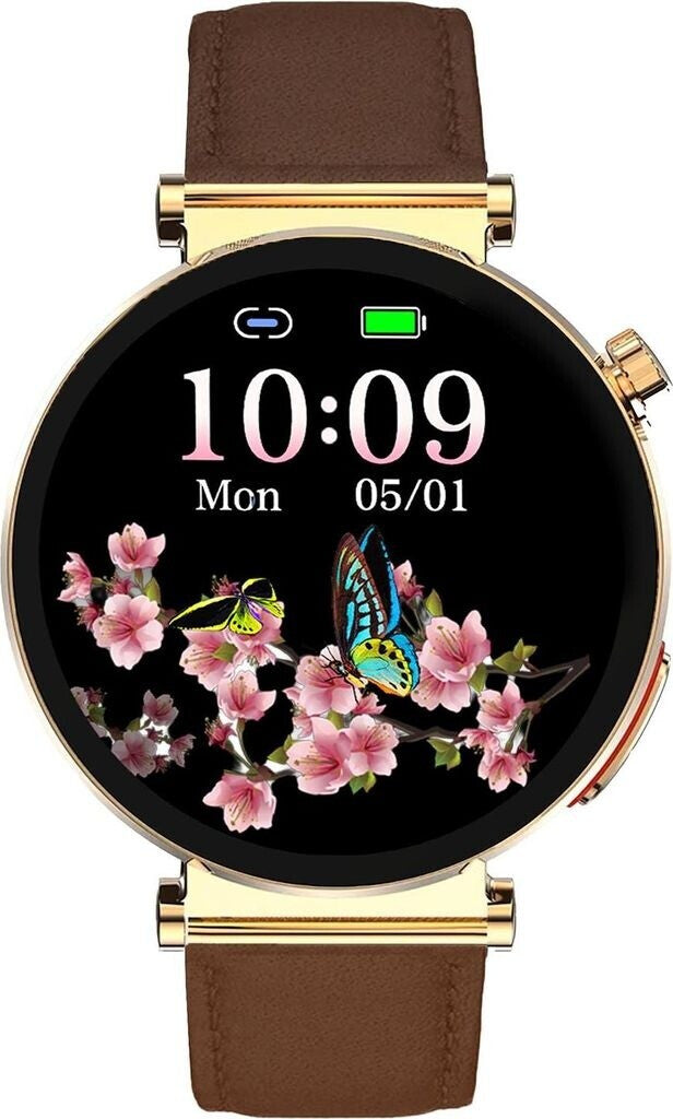 Knauermann Neo 2 (2025) rond or cuir marron