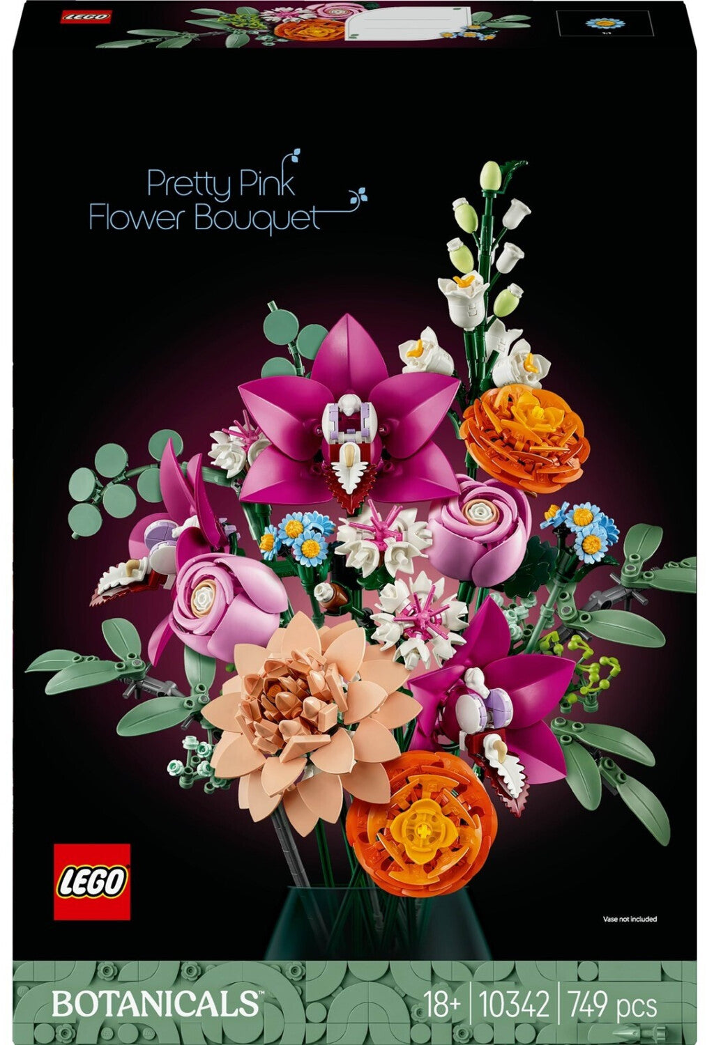 LEGO Botanical Collection - Schöner Rosafarbener Blumenstrauß (10342)