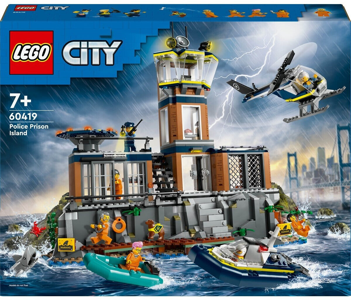 LEGO City - Le commissariat de police de l'île-prison (60419)