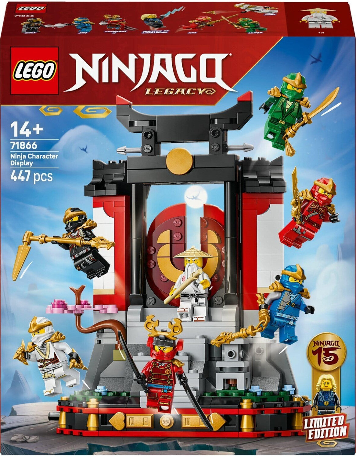 LEGO Ninjago – 15e anniversaire : Personnages Ninja à exposer (71866)