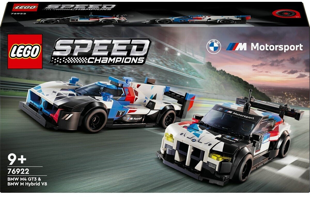 LEGO Speed Champions - BMW M4 GT3 & BMW M Hybrid V8 Race Cars (76922)