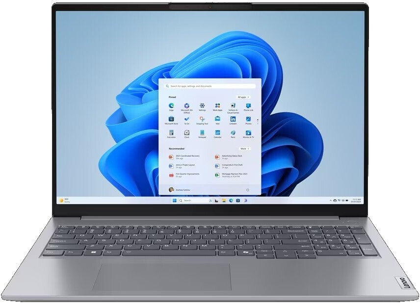 Lenovo ThinkBook 16 G7 () AMD Ryzen 5 7535HS 6 3,3 GHz 16 Go DDR5 512 Go AMD Radeon 660M Shared Memory Windows 11 Professionnel