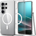 Spigen Handyhülle für Galaxy S26 Ultra Ultra Hybrid Mag mit MagSafe Transparent-Weiß