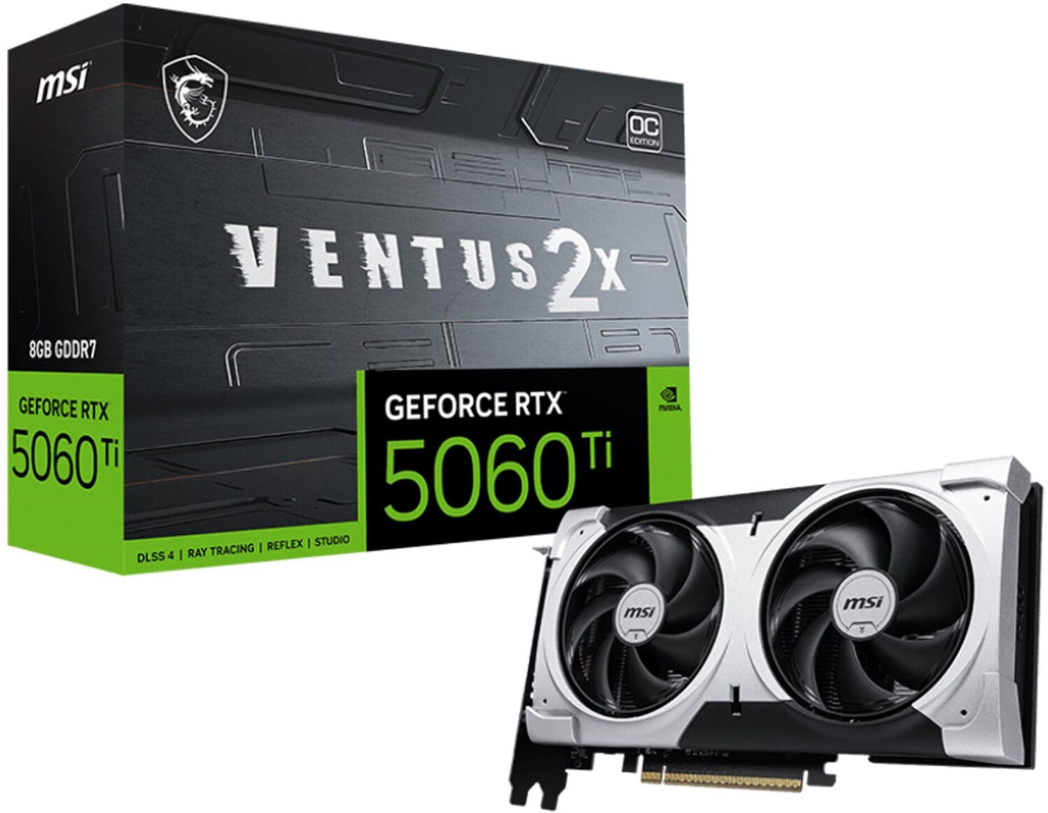 MSI GeForce RTX 5060 Ti 8G VENTUS 2X OC PLUS