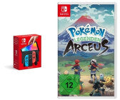 Nintendo Switch (OLED-Modell) neon-blau/neon-rot + Pokémon-Legenden: Arceus