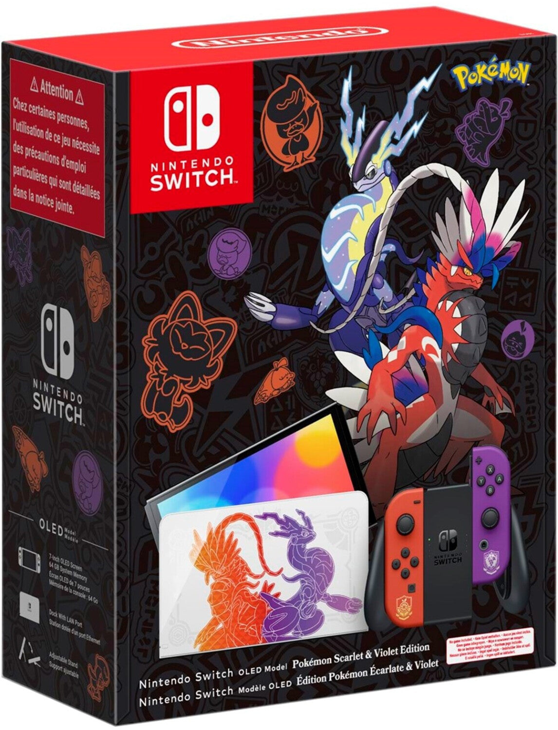Nintendo Switch (OLED-Modell) Pokémon: Karmesin & Purpur-Edition