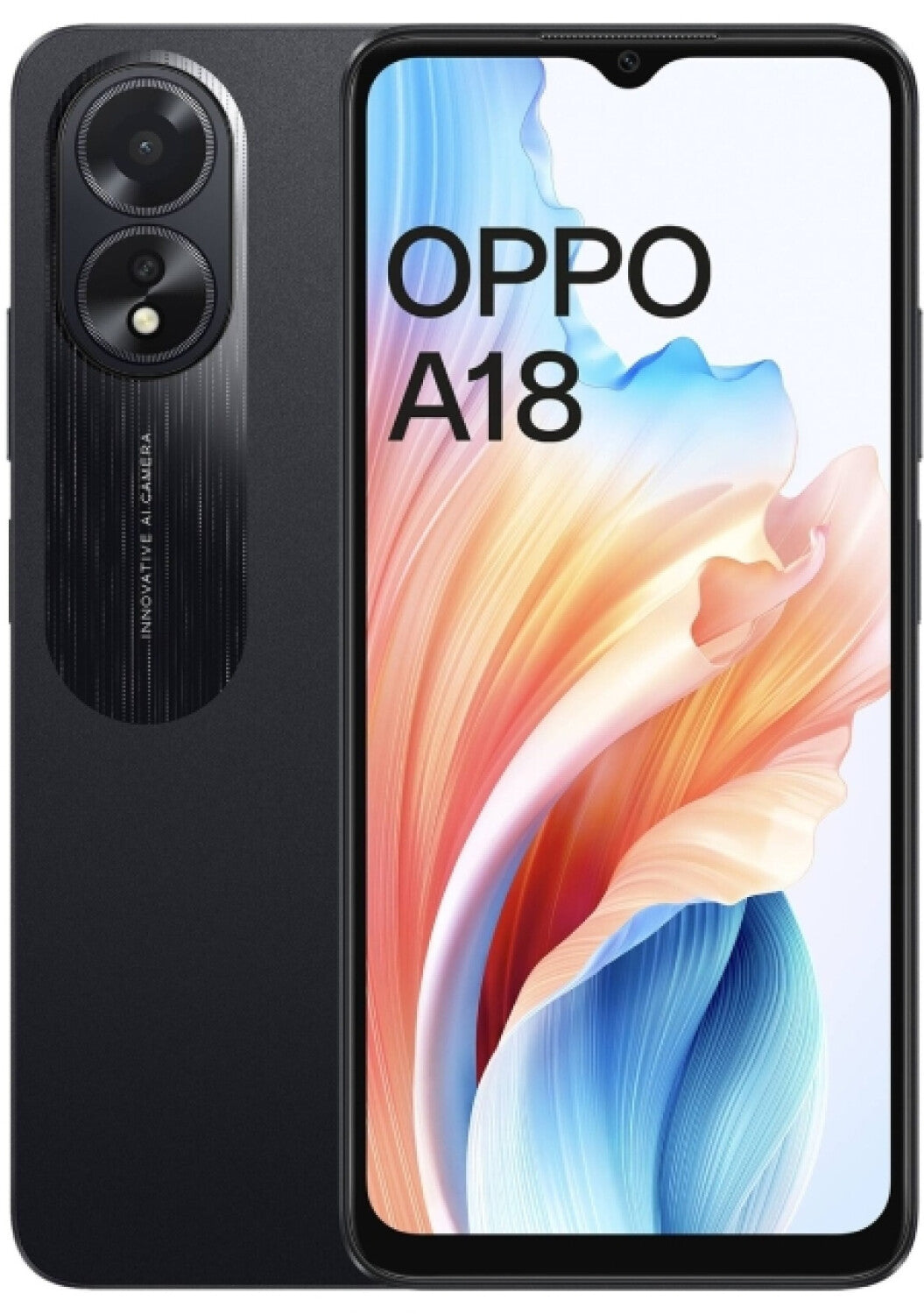 OPPO A18 128GB Glowing Black