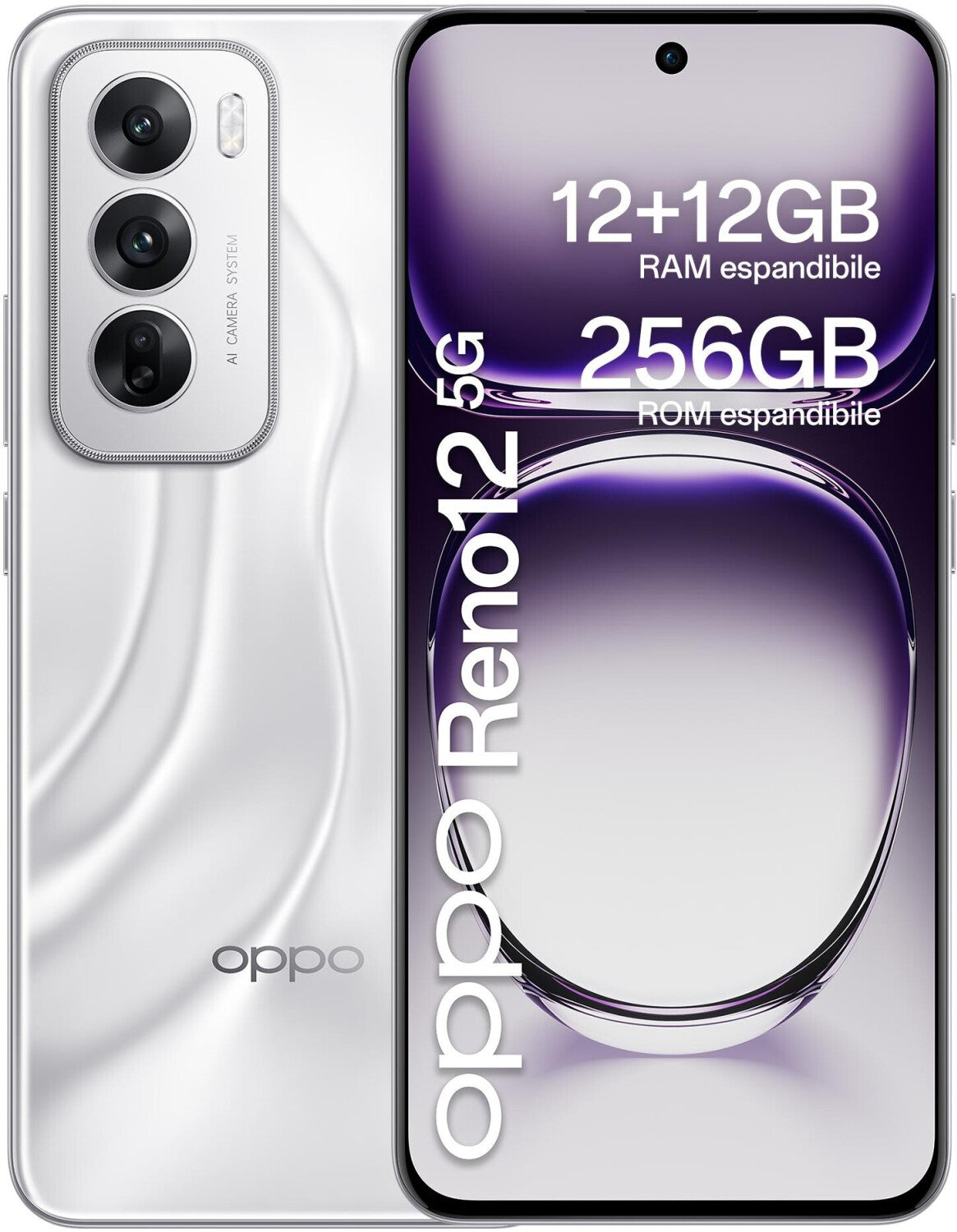 OPPO Reno12 256GB Astro Silver