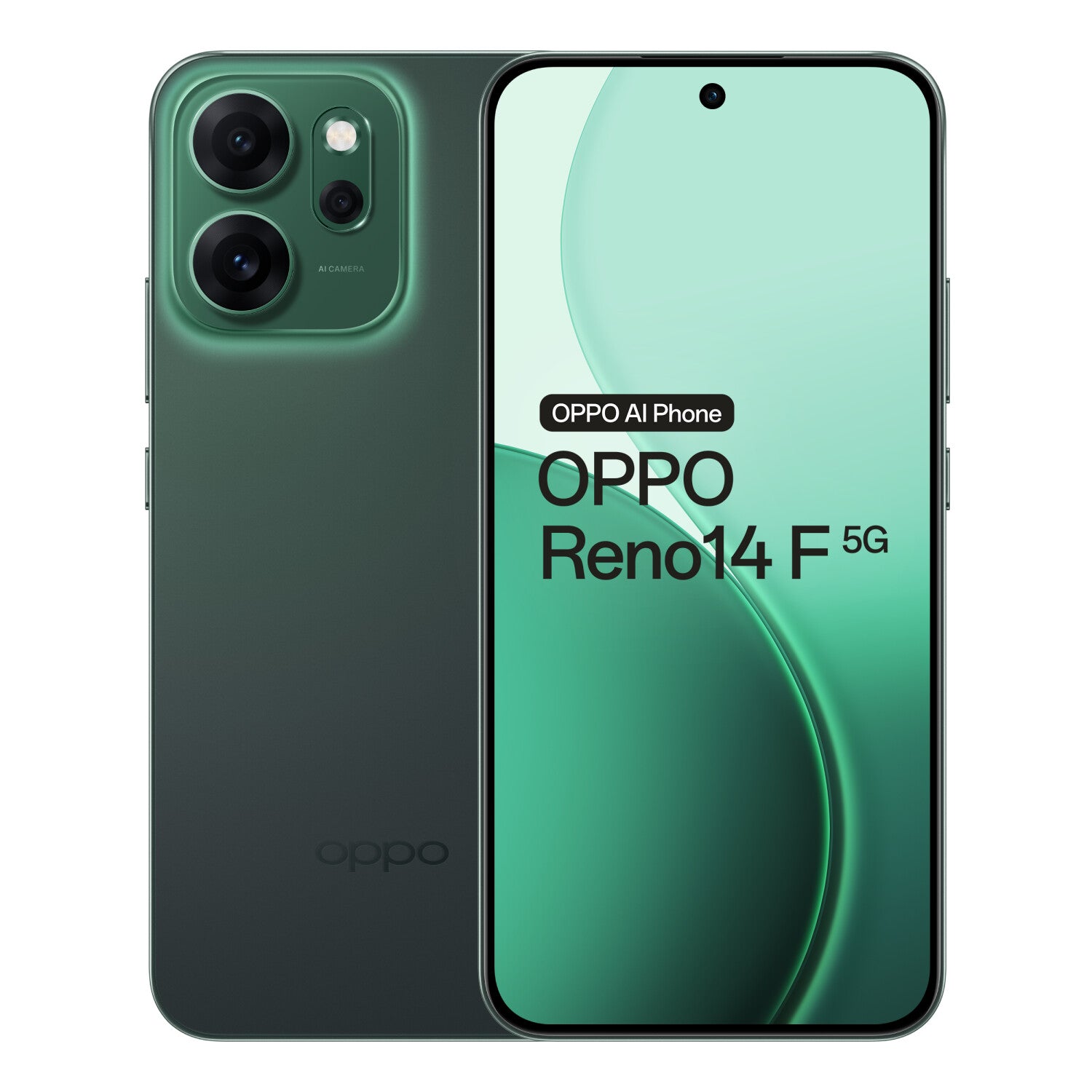 OPPO Reno14 F 5G 256 Go Vert Lumineux