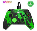 PDP Rematch Xbox Series X|S & PC Advanced Wired Controller GLOW Jolt Green