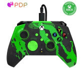 PDP Rematch Xbox Series X|S &amp; PC Advanced Wired Controller GLOW Jolt Green