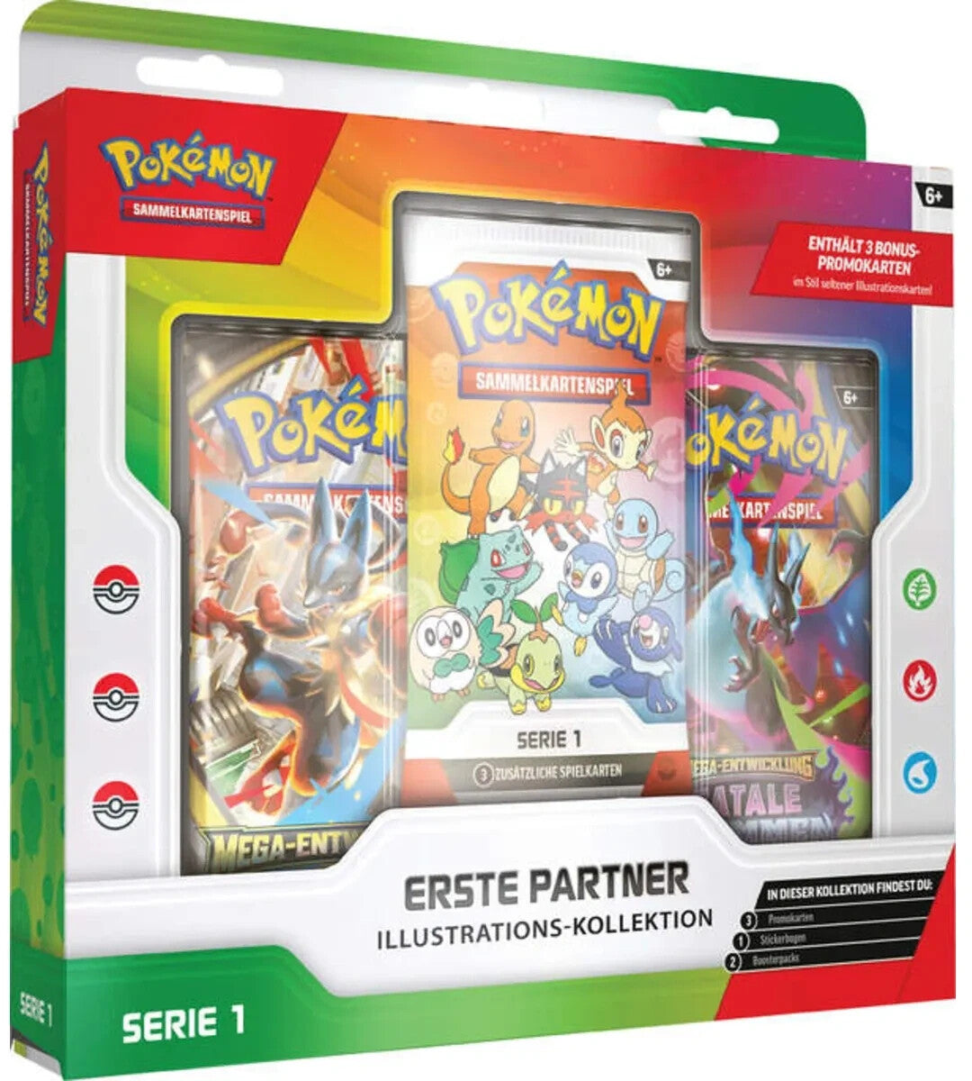 Pokémon Erste-Partner Illustrations-Kollektion Serie 1 (DE)