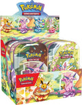 Pokémon Karmesin & Purpur Prismatische Entwicklungen Mini Tin 8er Display (DE)