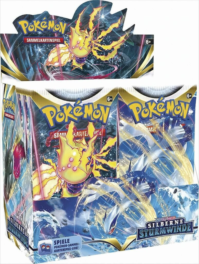 Pokémon Schwert & Schild - Silberne Sturmwinde Display 36 (DE)