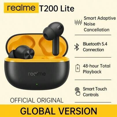 Realme Buds T200 Lite Volt Black