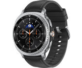 Android Smartwatch, Gehäusefarbe schwarz, Armbandfarbe schwarz, 1,3 Zoll, GPS, Unisex, Android kompatibel, Aluminium Gehäuse, Silikon Armband, OLED Display