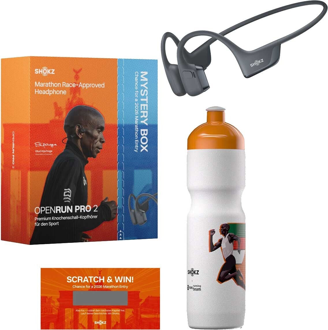 Shokz OpenRun Pro 2 Black Marathon Giftbox