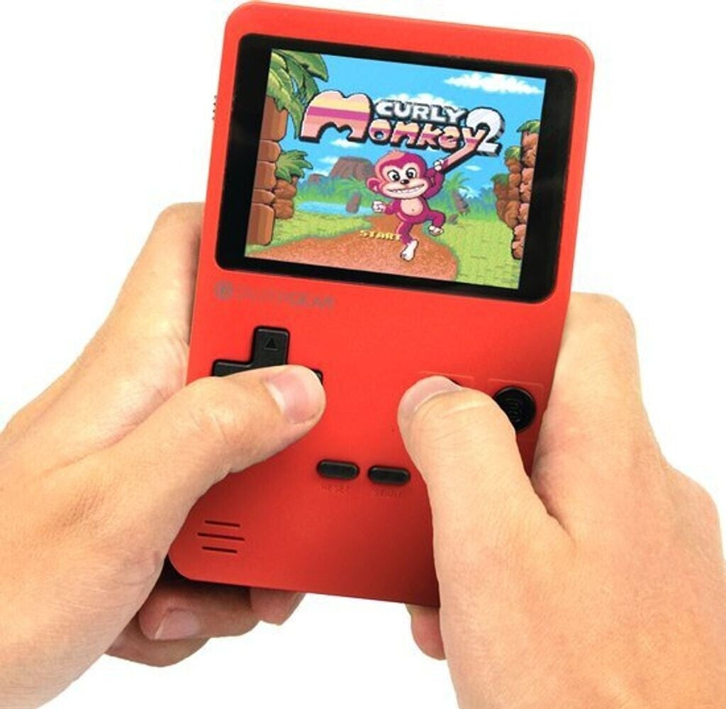 Silvergear Retro Pocket Gamer 240 Games in 1 red