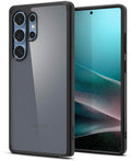 Spigen Handyhülle für Galaxy S25 Ultra, Spigen Ultra Hybrid, Durchscheinend-Schwarz