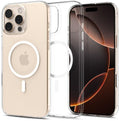 Spigen phone case for iPhone 16 Pro Max Thin Fit T Mag (CC) with MagSafe Transparent-White