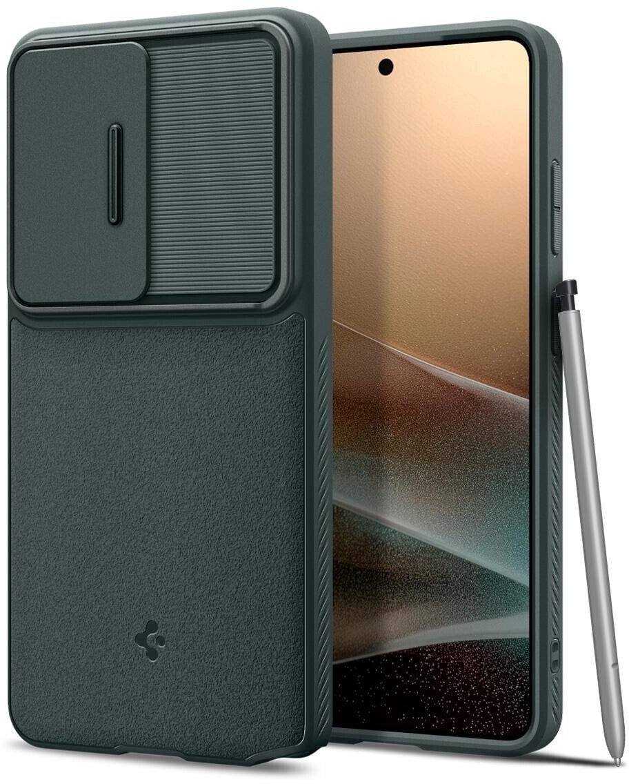 Spigen Optik Armor Coque Samsung Galaxy S26 Ultra Vert