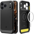Spigen Rugged Armor MagSafe Noir Mat iPhone 17 Pro