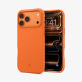 Spigen Silicone Fit (Mag Fit) Case iPhone 17 Pro Max Cosmic Orange
