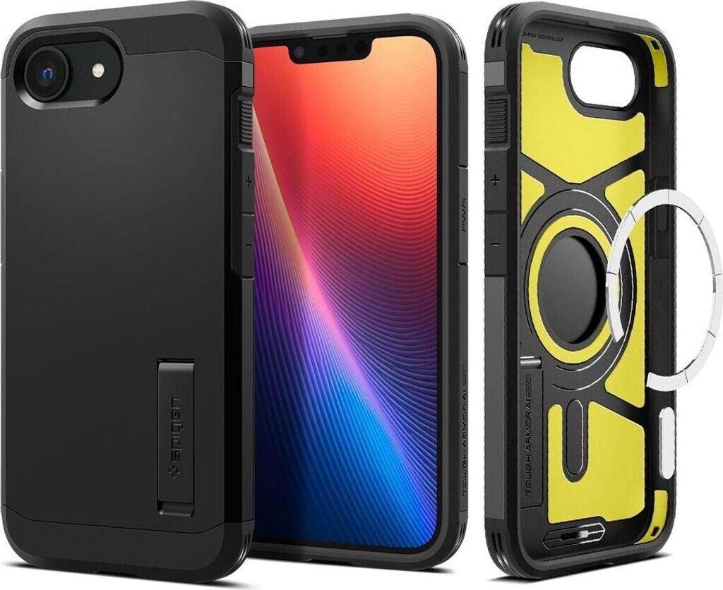 Spigen Tough Armor MagSafe Black iPhone 16e
