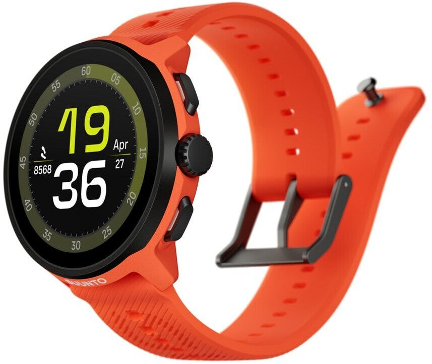 Suunto Run Coral Orange Silicone Strap