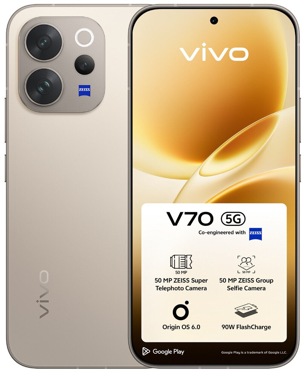 Vivo V70 8GB 256GB Gray