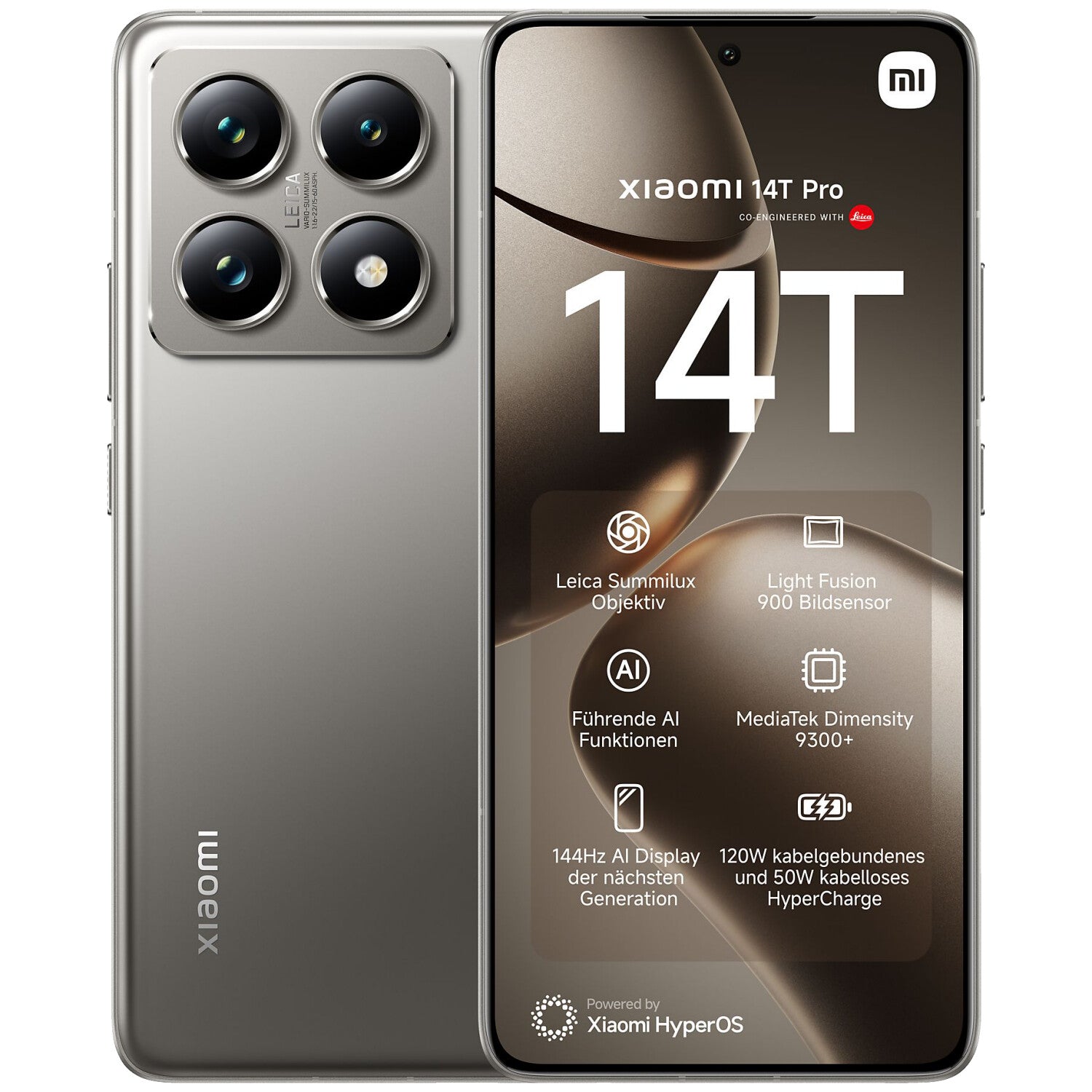 Xiaomi 14T Pro 256GB Titan Gray