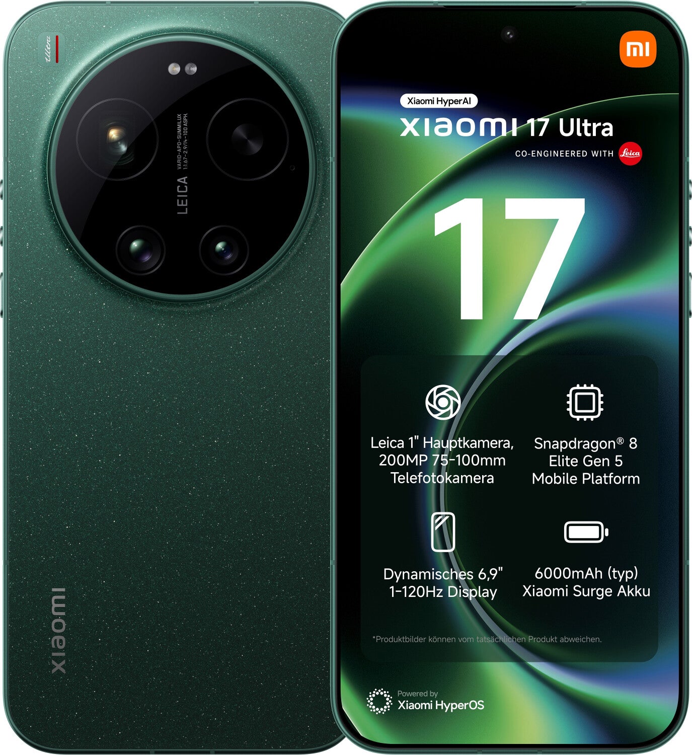 Xiaomi 17 Ultra 16GB 512GB Starlit Green