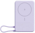 Batterie externe magnétique Xiaomi 10000 avec support intégré violet