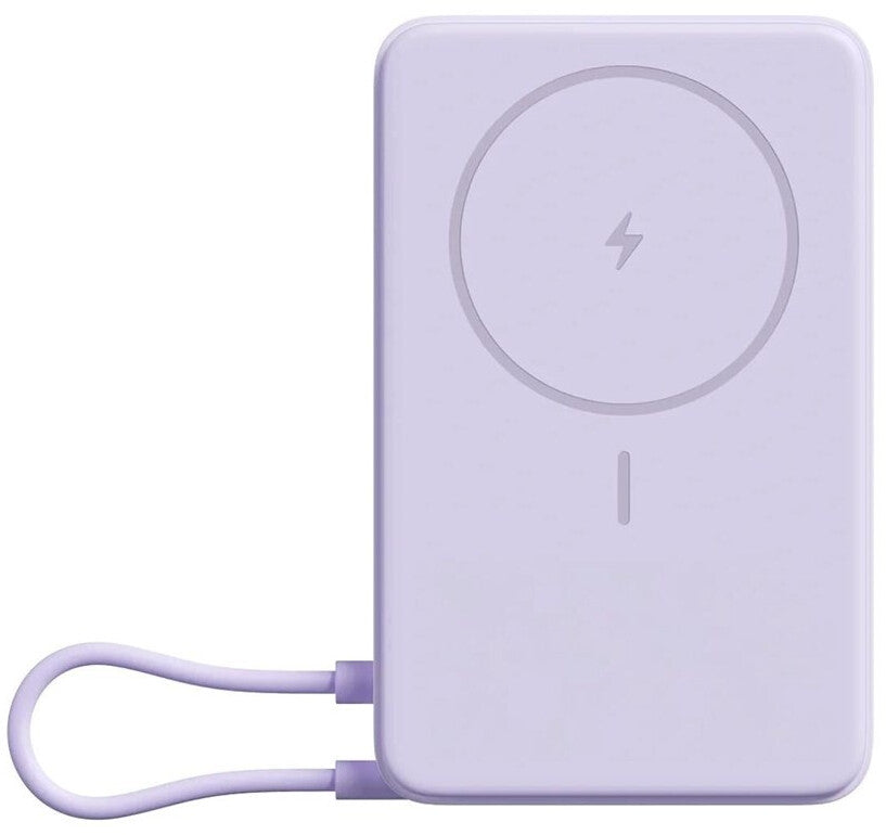 Batterie externe magnétique Xiaomi 10000 avec support intégré violet