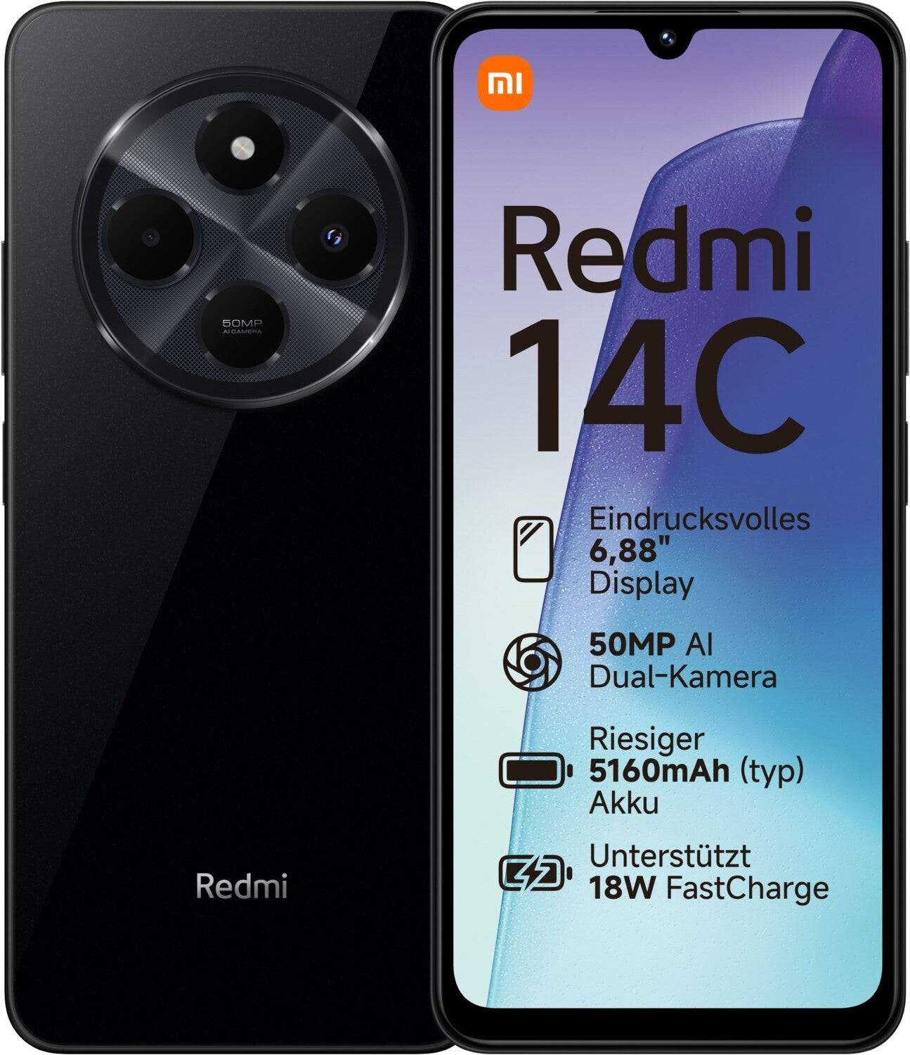 Xiaomi Redmi 14C 8GB 256GB Midneght Black