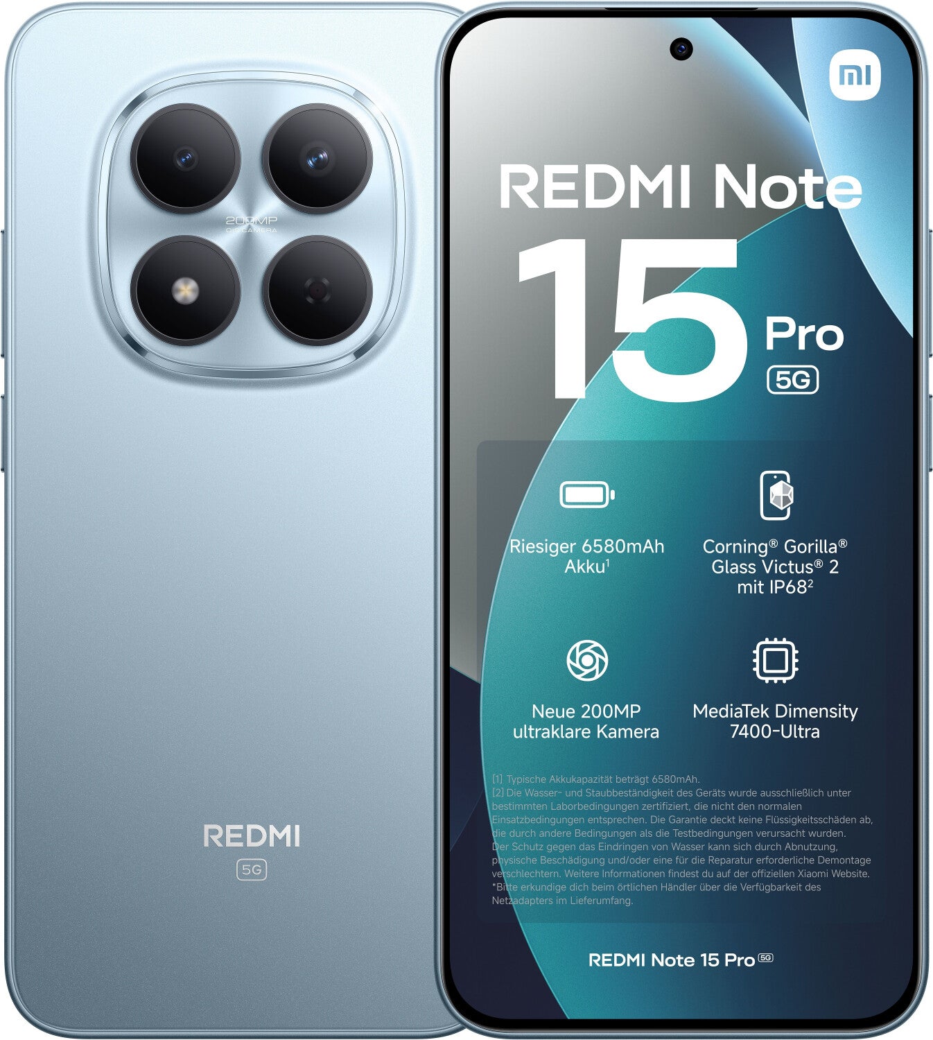 Xiaomi Redmi Note 15 Pro 5G 8GB 256GB Glacier Blue
