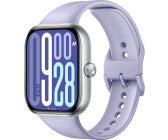 Android Smartwatch, Gehäusefarbe silber, Armbandfarbe lila, 2,07 Zoll, GLONASS, Android kompatibel, Aluminium Gehäuse, LCD Display