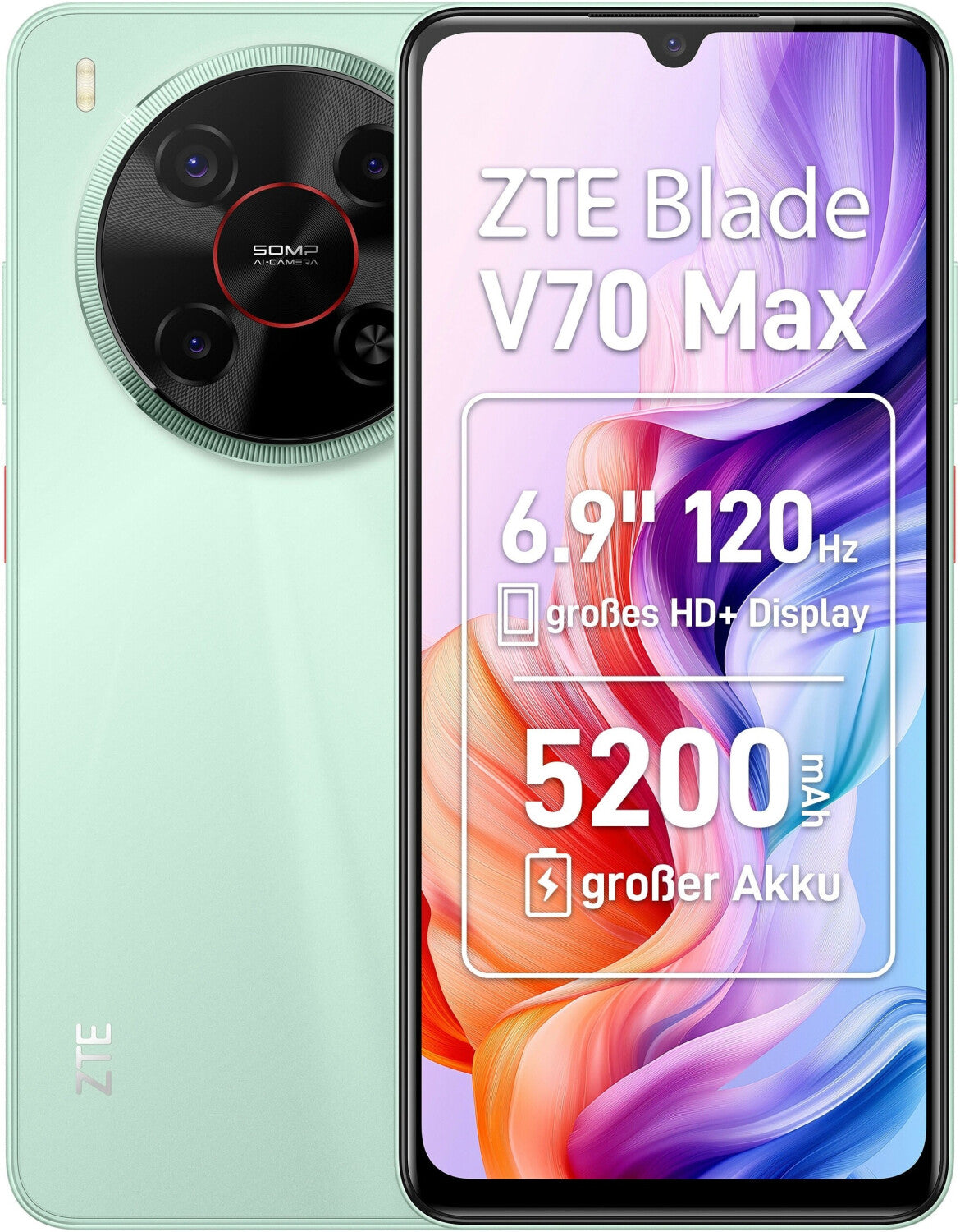 ZTE Blade V70 Max Lake Green