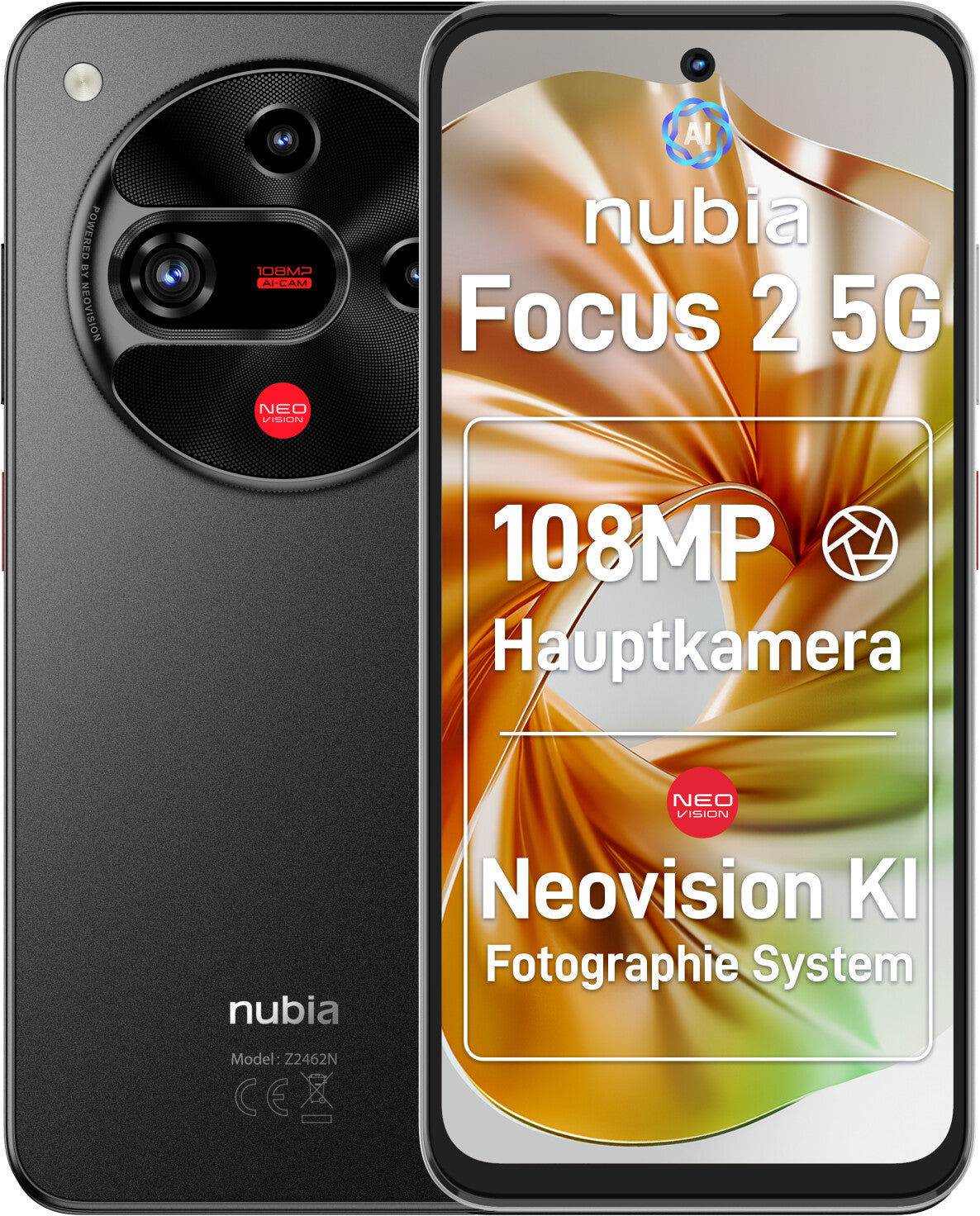 ZTE Focus 2 5G Obsidian Black